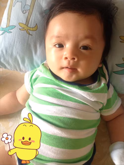 Vợ chồng Huỳnh Đông - Ái Châu khoe con trai bụ bẫm ảnh 5 Vợ chồng Huỳnh Đông - Ái Châu khoe con trai bụ bẫm - 5