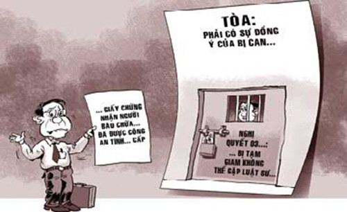 Nhiều bị can không dám mời luật sư vì... bị dọa