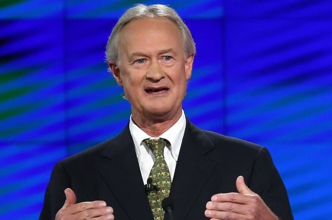 Cựu thống đốc Lincoln Chafee. Ảnh: AFP Cựu thống đốc Lincoln Chafee. Ảnh: AFP