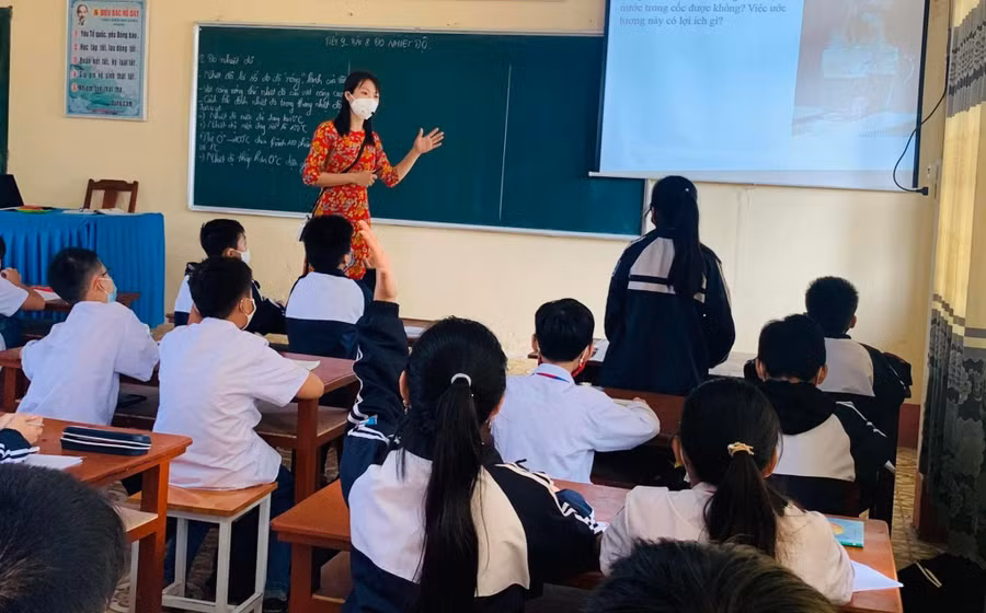 Khả năng ứng dụng CNTT của giáo viên quan trọng khi triển khai Chương trình GDPT mới. Ảnh: Đức Trí