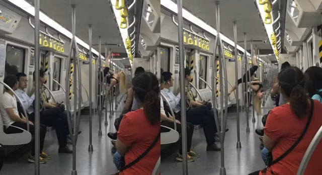 Những trò lố trên tàu điện ngầm khiến dân mạng ngao ngán ảnh 2
