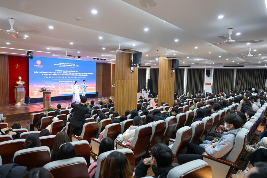 Lễ ký kết Biên bản hợp tác giữa Trường Đại học Khoa học Kỹ thuật Dongeui và Trường Đại học Đại Nam