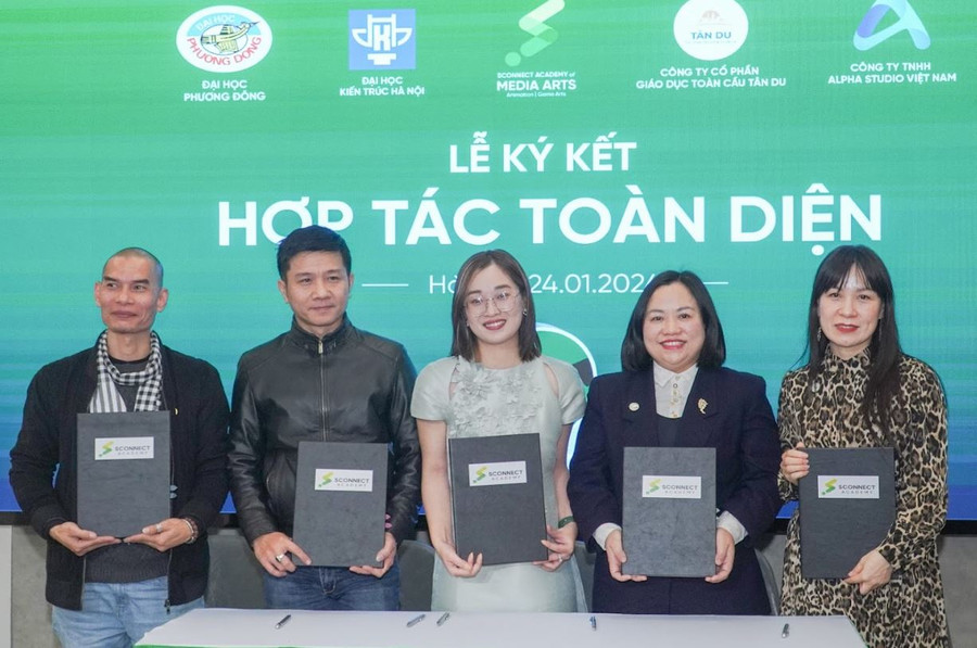 Lễ ký kết hợp tác. Lễ ký kết hợp tác.