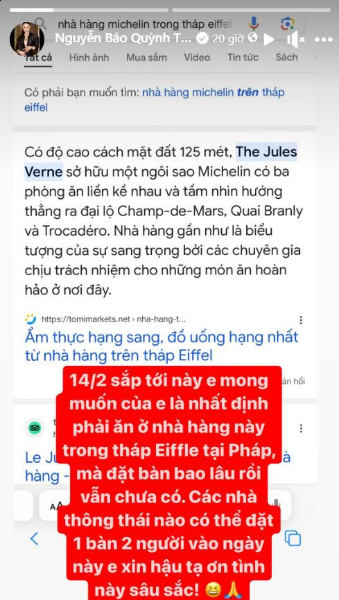 Quỳnh Thư có động thái đặc biệt sau khi bị réo tên khi chồng cũ Diệp Lâm Anh thân thiết với một cô gái khác.