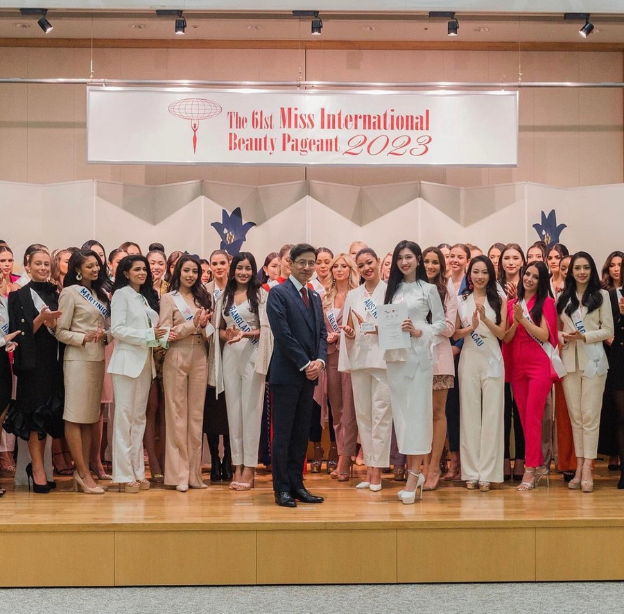 Á hậu Phương Nhi trở thành Miss Visit Japan tại Miss International 2023. Á hậu Phương Nhi trở thành Miss Visit Japan tại Miss International 2023.