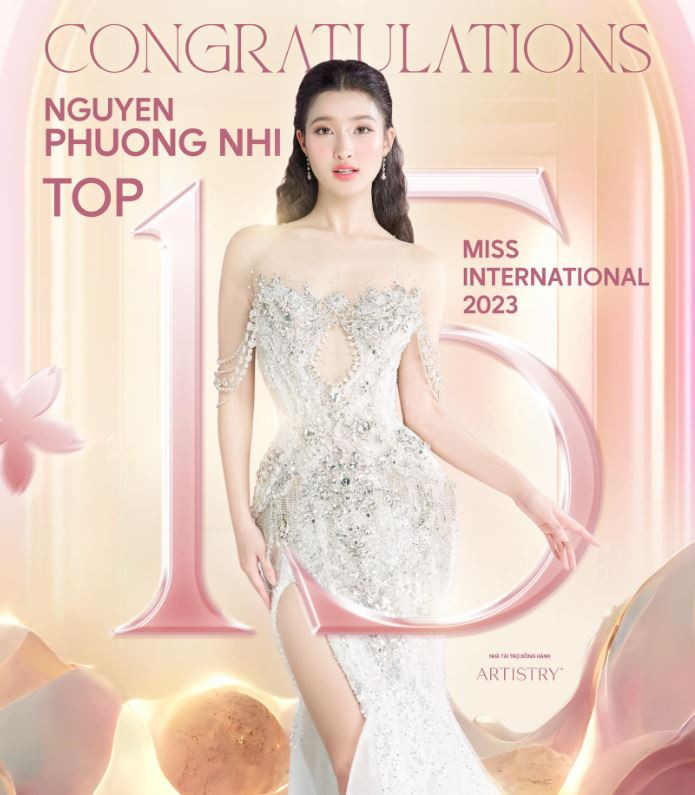 Phương Nhi dừng chân tại top 15 chung cuộc.