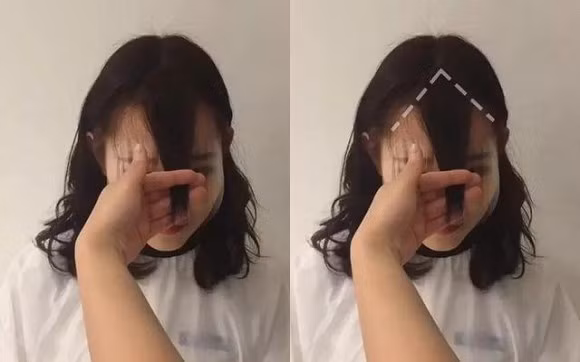 trán hẹp, trán ngắn nên để kiểu tóc nào, kiểu tóc cho người trán ngắn