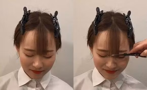 trán hẹp, trán ngắn nên để kiểu tóc nào, kiểu tóc cho người trán ngắn