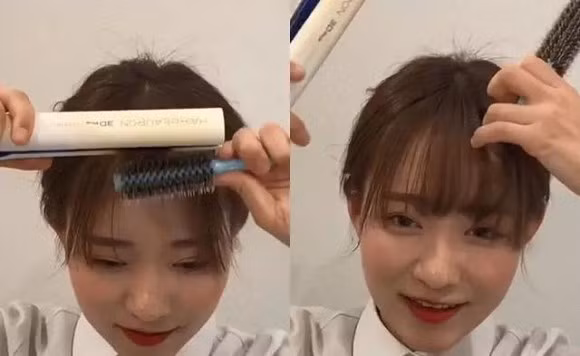 trán hẹp, trán ngắn nên để kiểu tóc nào, kiểu tóc cho người trán ngắn