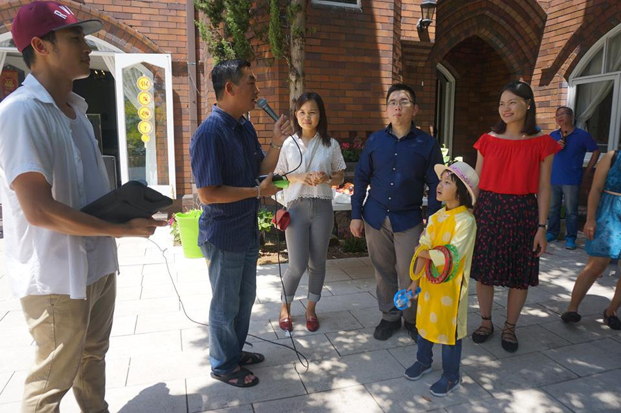 Anh Hoàng Minh Sơn, Tổng Lãnh sự Việt Nam tại Sydney phát biểu. Ảnh: Ngoc Pham