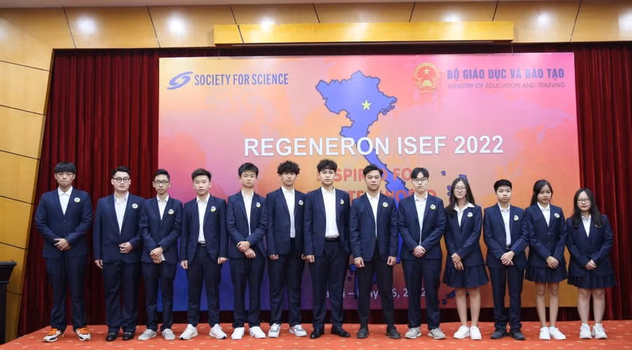13 học sinh có dự án tham gia ISEF 2022.