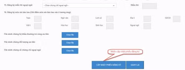 Hướng dẫn chi tiết các bước đăng ký dự thi tốt nghiệp THPT năm 2022 trực tuyến ảnh 16