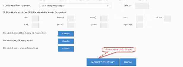 Hướng dẫn chi tiết các bước đăng ký dự thi tốt nghiệp THPT năm 2022 trực tuyến ảnh 14
