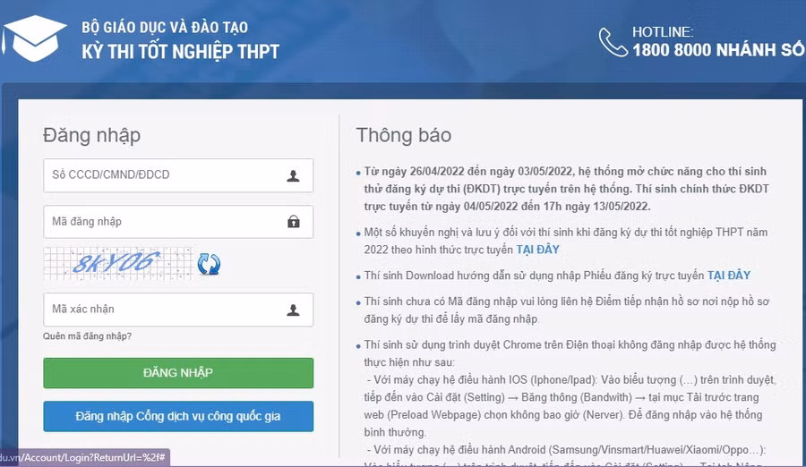 Hơn 350 nghìn thí sinh đăng ký dự thi tốt nghiệp THPT tính đến chiều 5/5