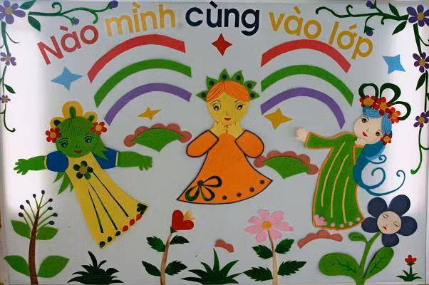 Xây dựng môi trường lớp học tạo hứng thú cho trẻ mầm non 