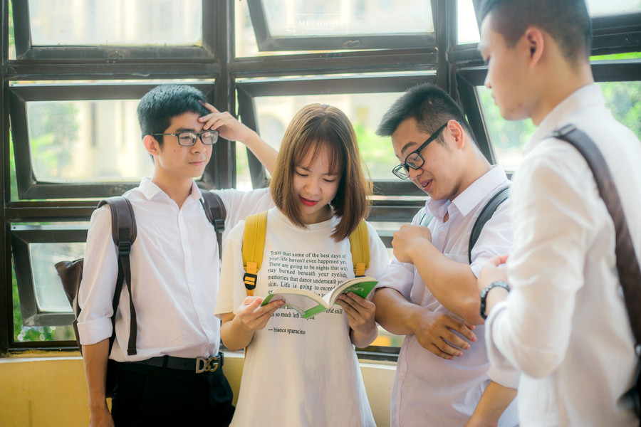 Sinh viên Trường Đại học Thương mại. Ảnh: NTCC Sinh viên Trường Đại học Thương mại. Ảnh: NTCC