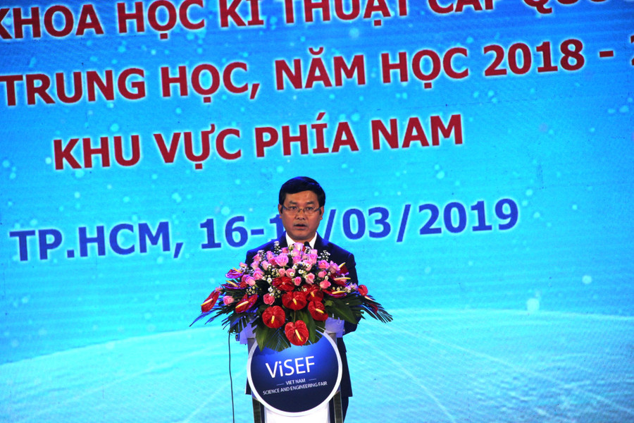 Thứ trưởng Nguyễn Văn Phúc phát biểu tại lễ khai mạc