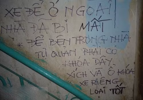 Xe để đâu cũng vậy, cẩn thận vẫn tốt hơn.