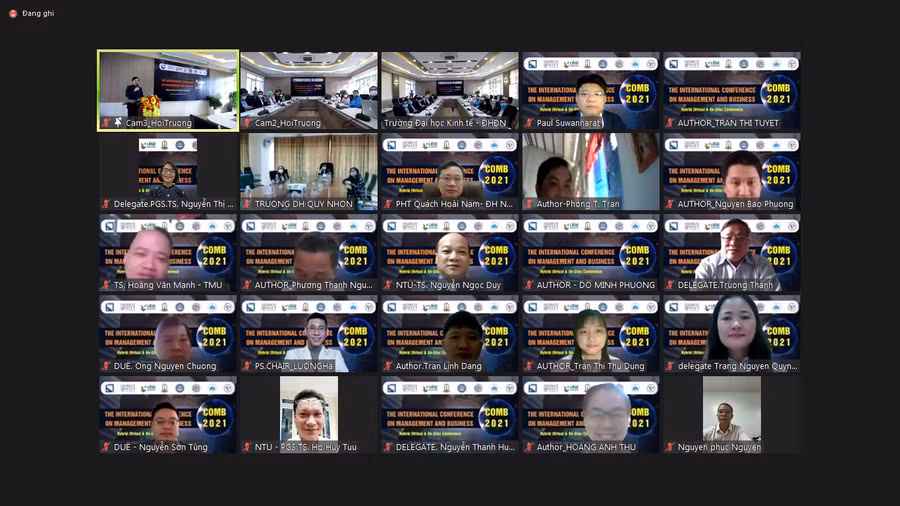 Hội thảo được tổ chức theo hình thức trực tiếp và trực tuyến