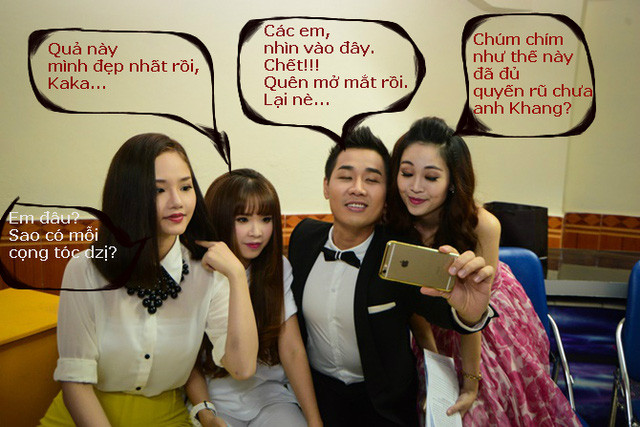 “Cười rụng răng” với loạt ảnh chế hậu trường sao Việt ảnh 6 “Cười rụng răng” với loạt ảnh chế hậu trường sao Việt ảnh 6