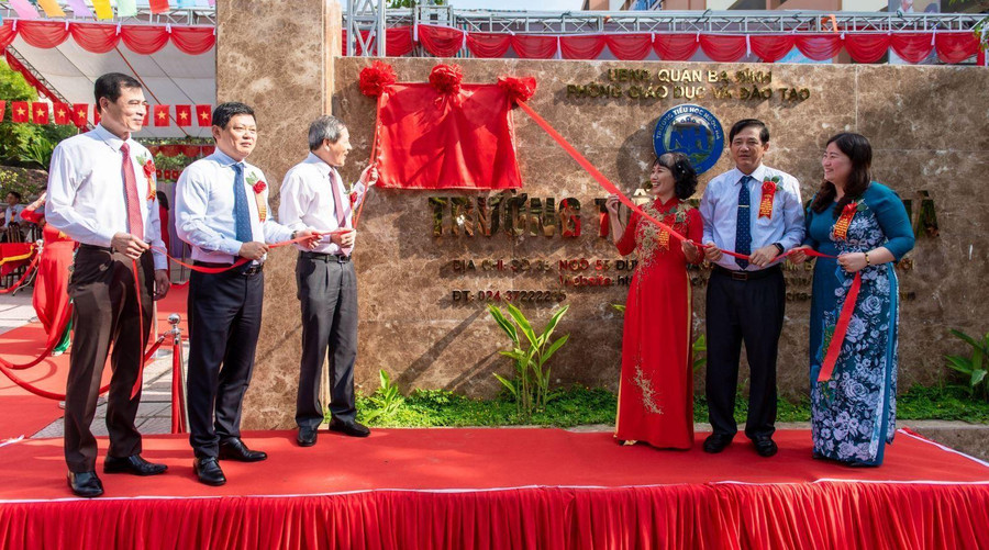 Trường Tiểu học Ngọc Hà (quận Ba Đình) được công nhận đạt chuẩn quốc gia.