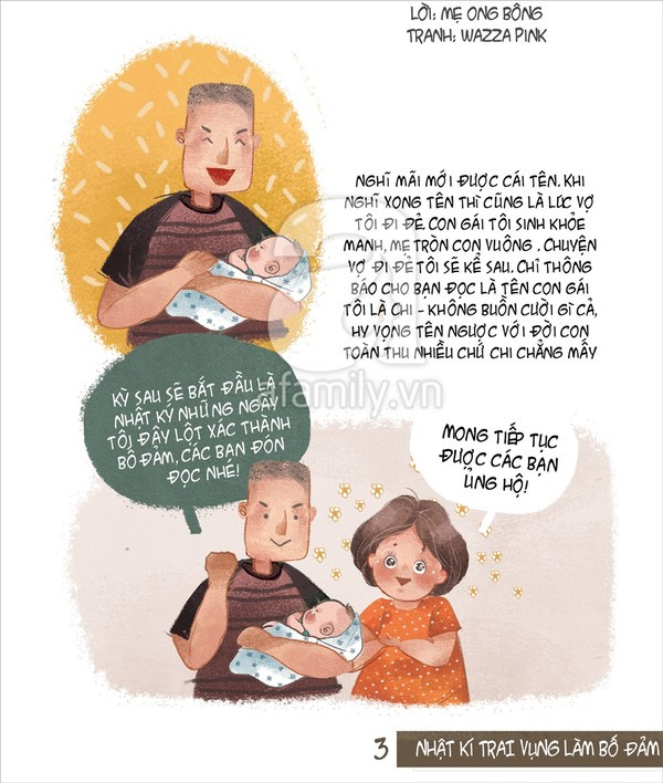 Nhật ký làm bố đảm 