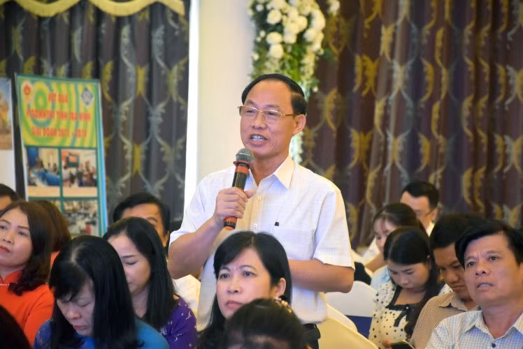 Ông Hồ Hải Thạch - Phó Giám đốc Sở GD&amp;ĐT Bình Phước, phát biểu tại Hội nghị về GDMN. Ảnh: C.Chương