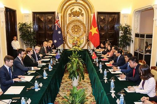 Hội đàm song phương giữa Bộ trưởng Marise Payne và Phó Thủ tướng Phạm Bình Minh