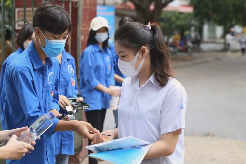 Công tác phòng dịch được Bắc Giang tăng cường tại Kỳ thi tốt nghiệp THPT năm 2021.