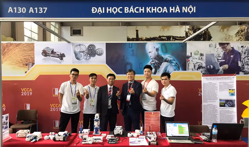 Dự án Hệ sinh thái giáo dục STEM của sinh viên Trường Đại học Bách khoa Hà Nội. Ảnh: TG