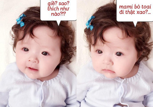 Những bức ảnh chế hài hước nhất của con gái Elly Trần - Ảnh 11