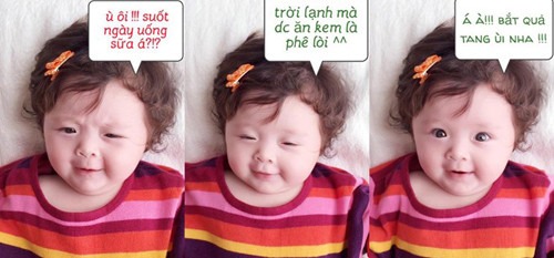 Những bức ảnh chế hài hước nhất của con gái Elly Trần - Ảnh 7