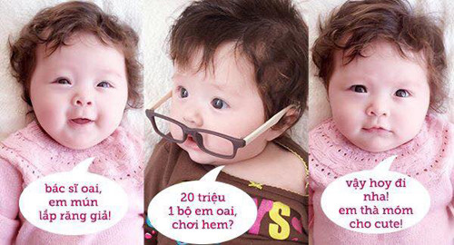 Những bức ảnh chế hài hước nhất của con gái Elly Trần - Ảnh 3