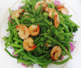 Rau bí xào tôm chế biến rất đơn giản mà ngon. rau