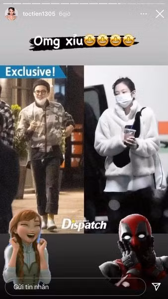 Tóc Tiên như muốn "xỉu" trước thông tin hẹn hò của G-Dragon và Jennie.