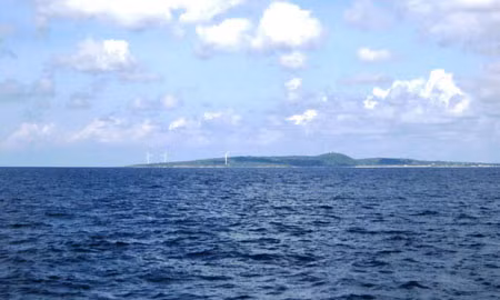 Vùng biển Phú Quý nơi nghi 2 máy bay rơi.