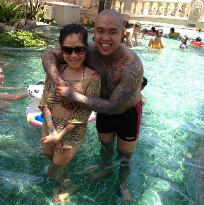 Cặp đôi đam mê xăm trổ. Thời gian tới, họ sẽ xăm thêm nhiều họa tiết yêu thích. Ảnh: Nhân vật cung cấp. Cặp vợ chồng Sài thành muốn phủ kín hình xăm trên cơ thể