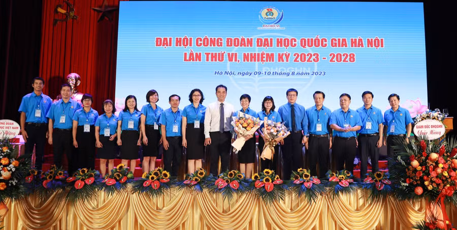 Đại hội Công đoàn Đại học Quốc gia Hà Nội nhiệm kỳ 2023 - 2028.