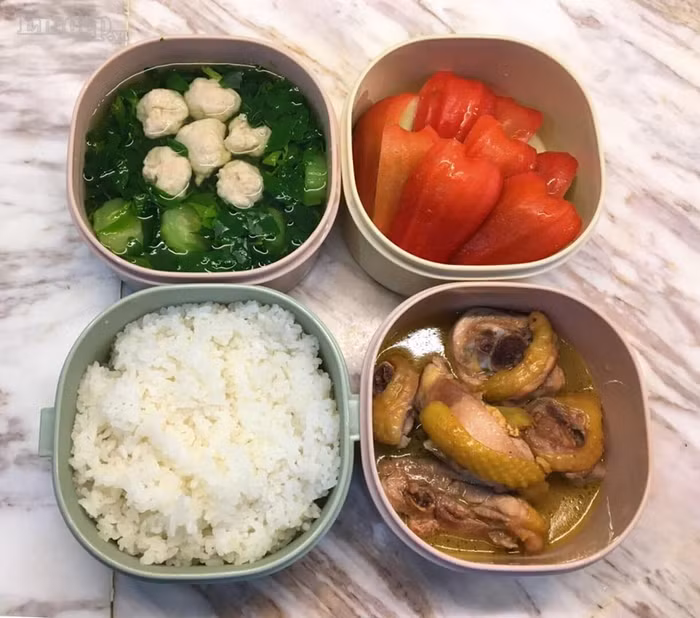 Chiêm ngưỡng những hộp cơm trưa Vợ người ta nấu cho chồng mang đi làm