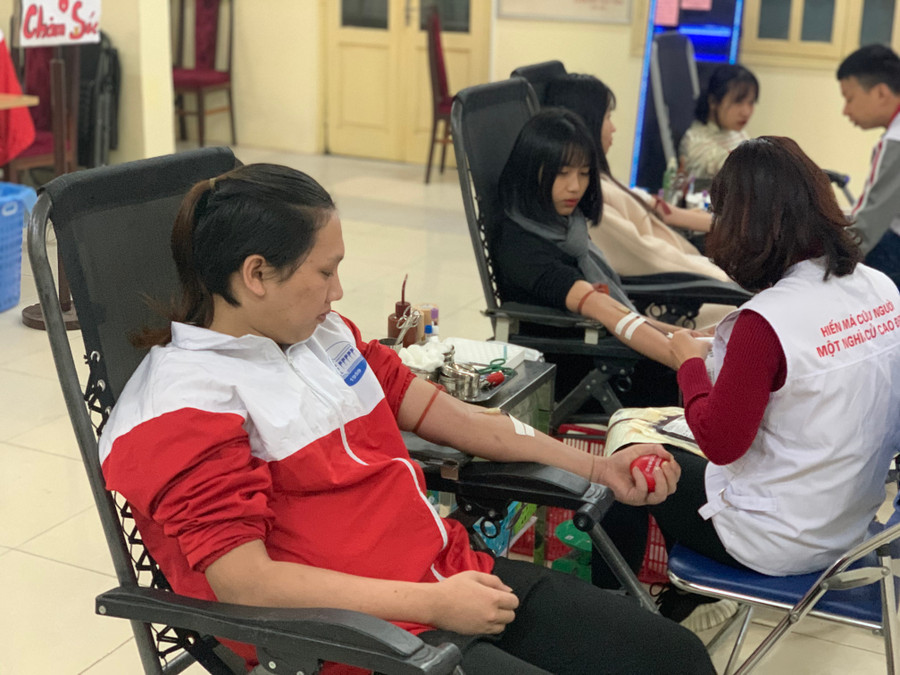 Hoạt động hiến máu tại “Ngày hội sinh viên Thủ đô sáng tạo lần thứ II năm 2020” . Hoạt động hiến máu tại “Ngày hội sinh viên Thủ đô sáng tạo lần thứ II năm 2020” .