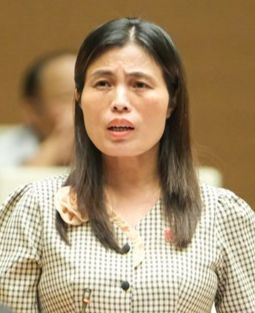 Bà Hồ Thị Minh. Ảnh: QH