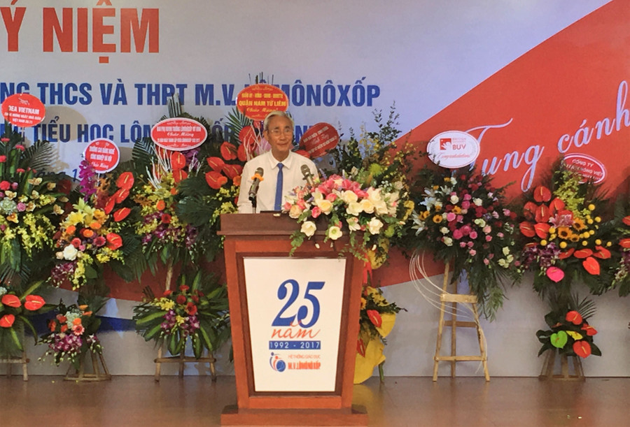 NGƯT Nguyễn Phú Cường phát biểu tại buổi lễ