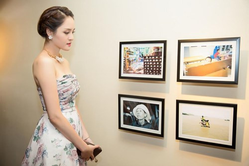 Á hậu Hoàng Anh rạng rỡ gặp