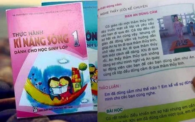 Bộ GD&ĐT yêu cầu thu hồi sách kỹ năng sống dạy trẻ đi trên thủy tinh