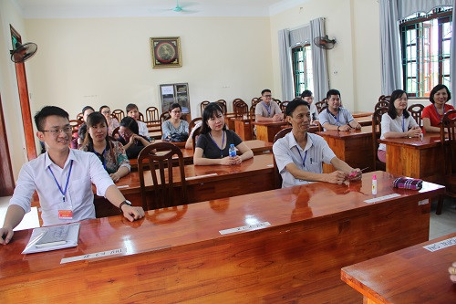 Các giám thị rất phấn khởi với tinh thần phối hợp nhiệt tình, sự chuẩn bị chu đáo của ngành GD địa phương