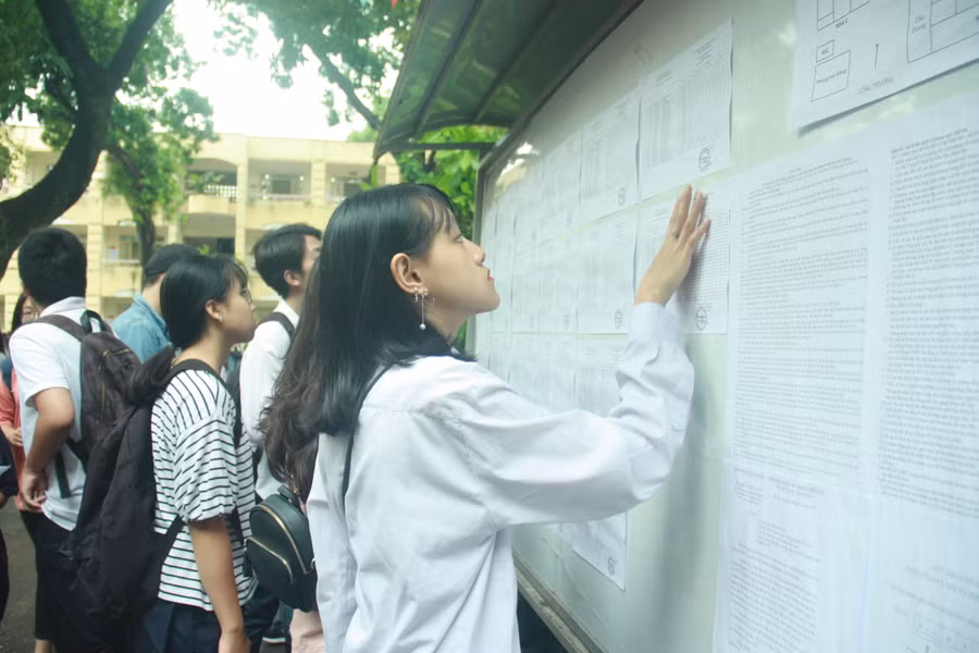 Thí sinh thi tốt nghiệp THPT.