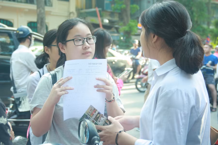 Thí sinh thi tốt nghiệp THPT.