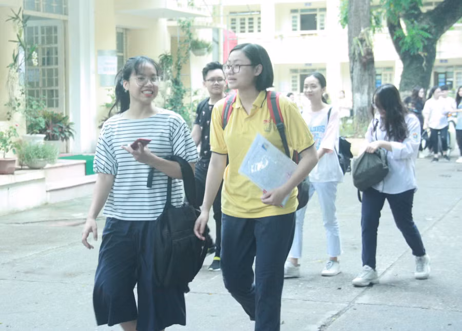 Thí sinh thi tốt nghiệp THPT.