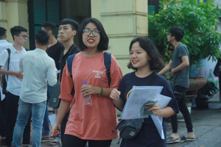 Thí sinh thi tốt nghiệp THPT.