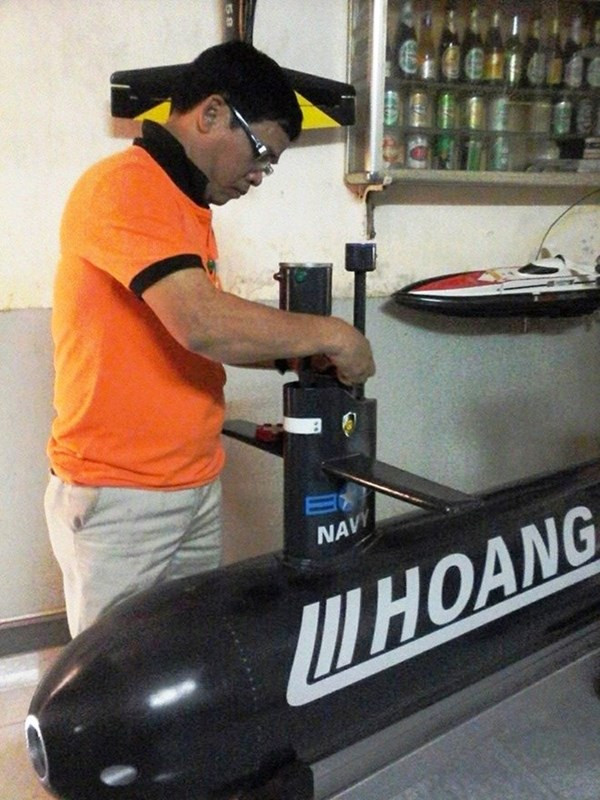 Tàu lặn không người lái đầu tiên mang tên Hoàng Sa ảnh 4 Tàu lặn không người lái đầu tiên mang tên Hoàng Sa ảnh 4